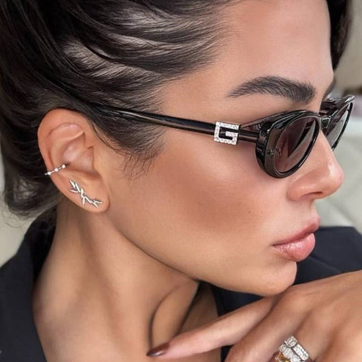 Women Cat-Eye Sunglasses with Stylish Frame and Luxurious Accents Kalsten