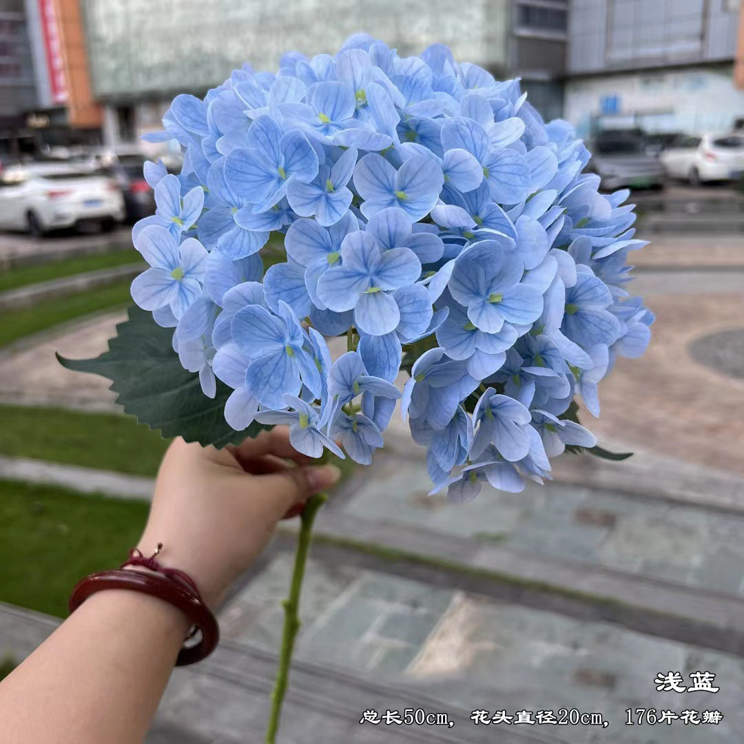 Lifelike Hydrangea Floral Stem