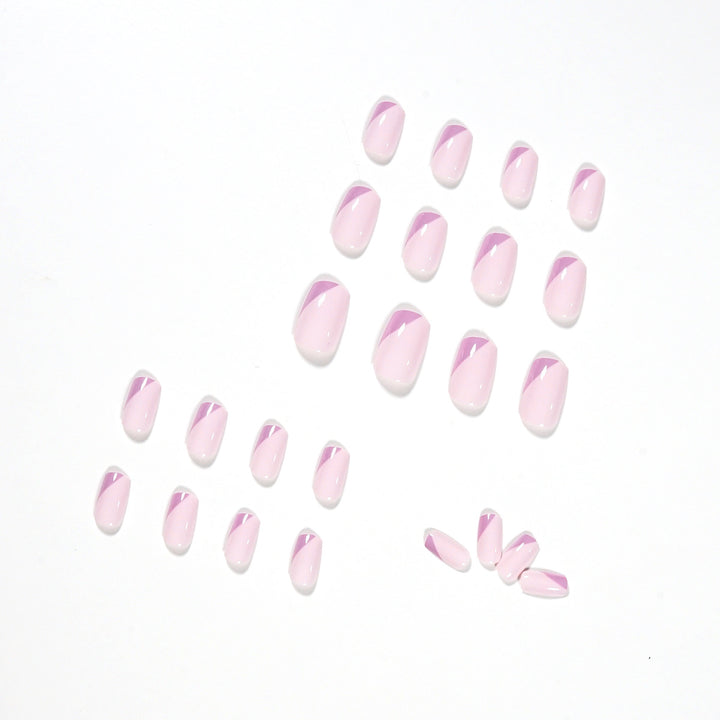 Artistic Nail Art with Modern French Tip Design Kalsten