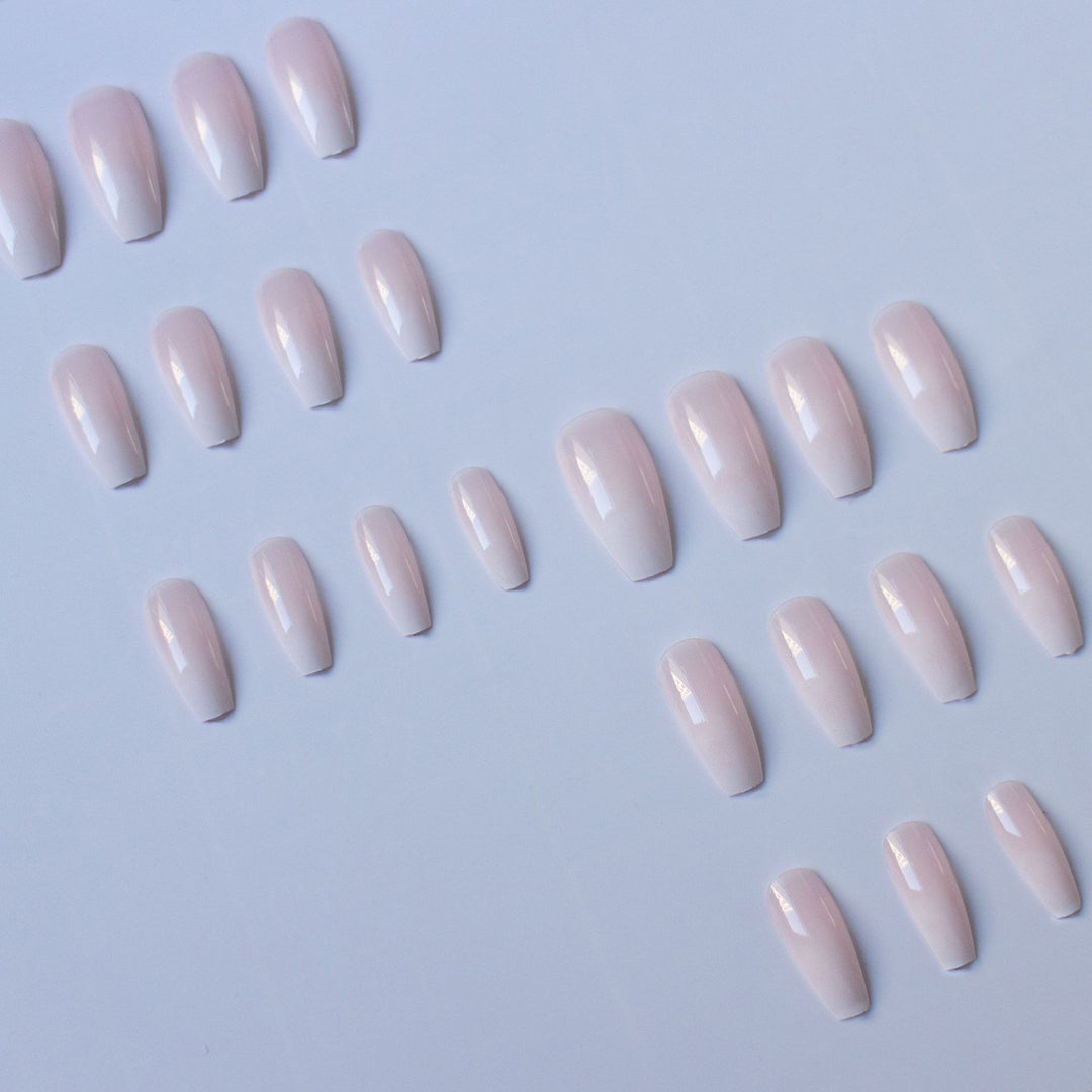 Elegant Faux Almond Shape Press-On Nails
