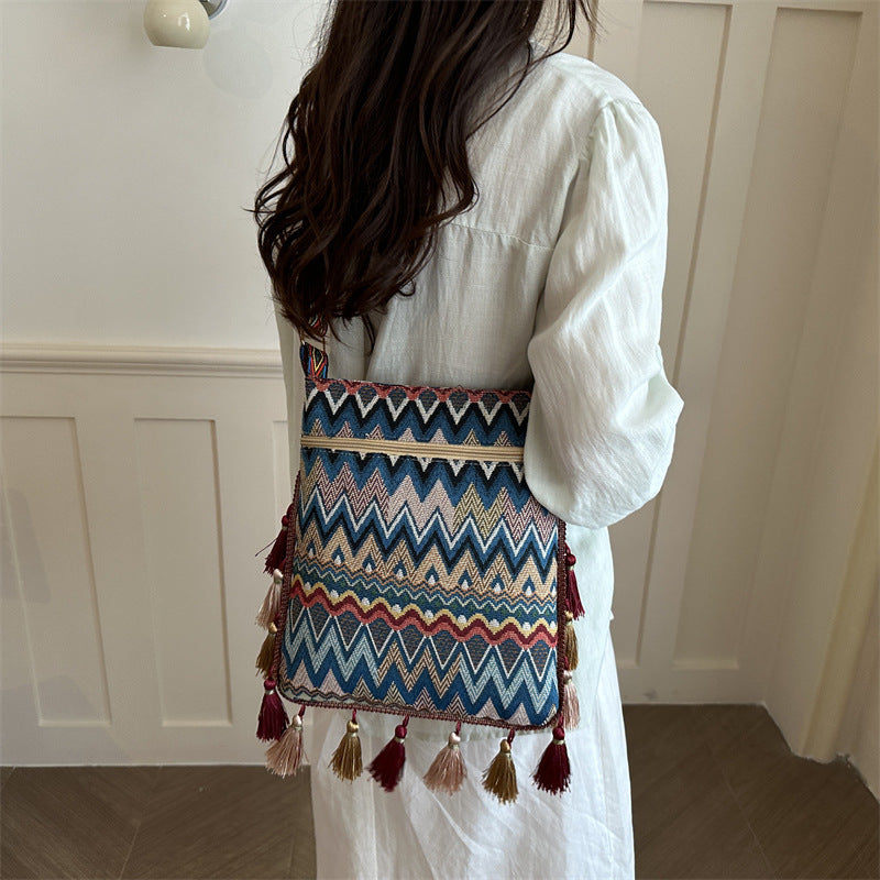 Bohemian Woven Shoulder Bag