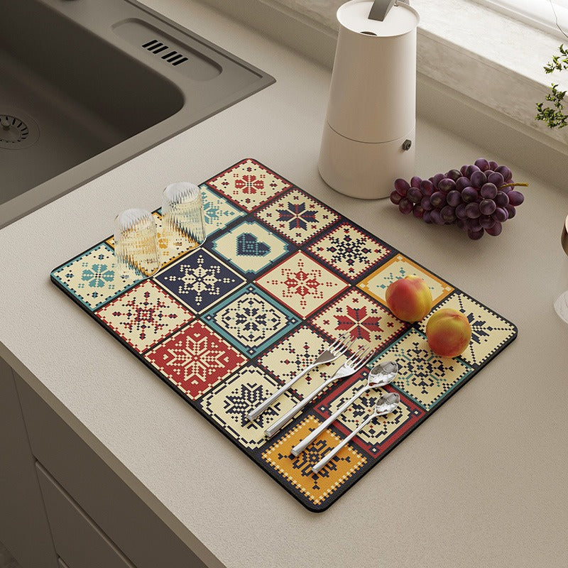 Decorative Kitchen Counter Mat