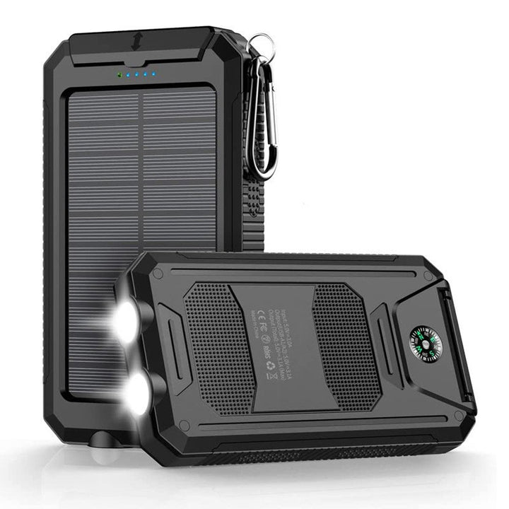 Solar Powerbank with Integrated LED Light and Compass Kalsten