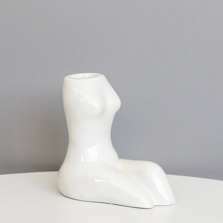 Artistic Body-Shaped Ceramic Vase Kalsten