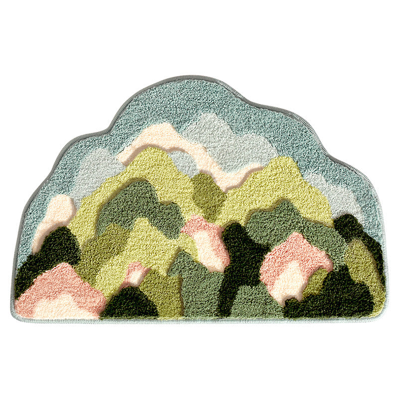 Botanical Leaf Bath Mat Kalsten