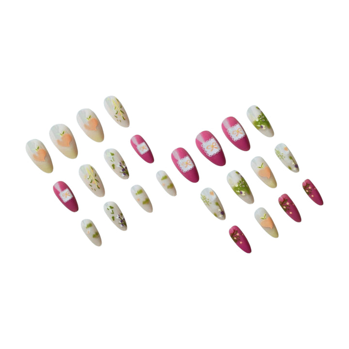 Artistic Floral Nail Art Design Set