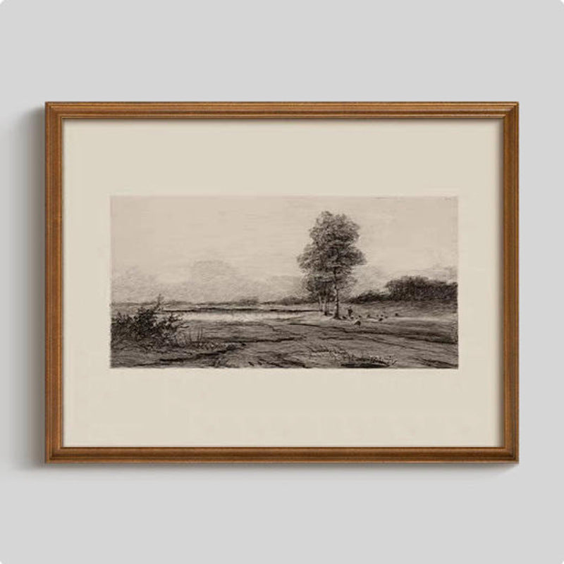 Framed Vintage Landscape Art