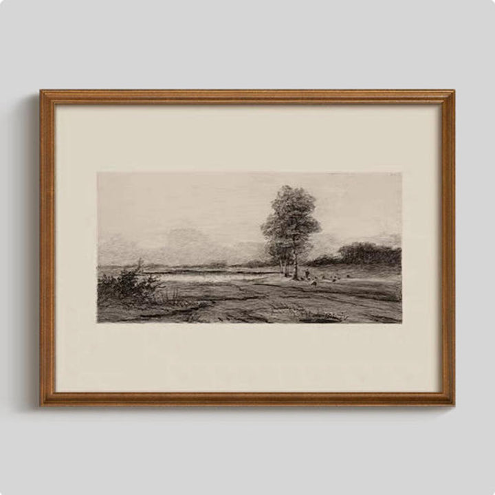Framed Vintage Landscape Art