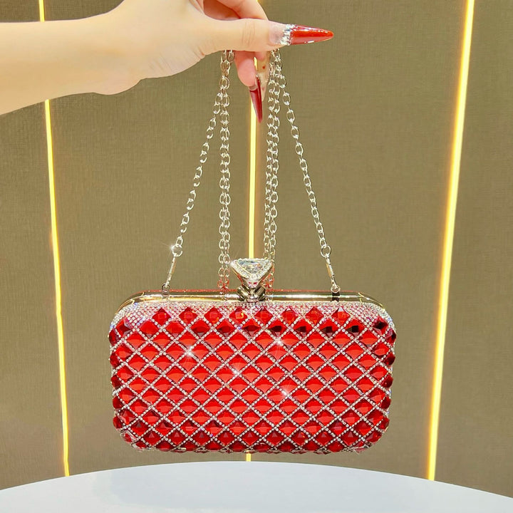 Crystal-Studded Evening Clutch