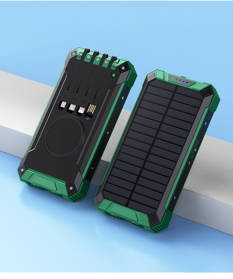 High-performance solar power bank with multifunctional cable Kalsten