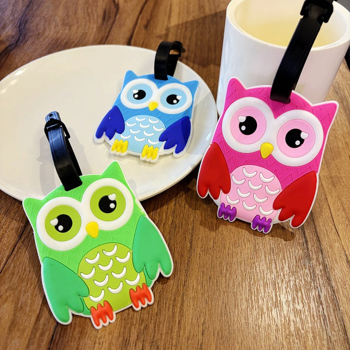 Owl-Shaped Travel Luggage Tag Kalsten