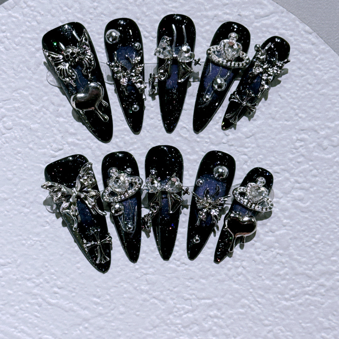 Premium Gothic Decorative Nail Art Set