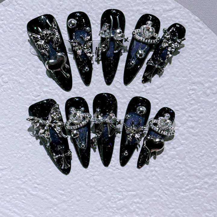 Premium Gothic Decorative Nail Art Set