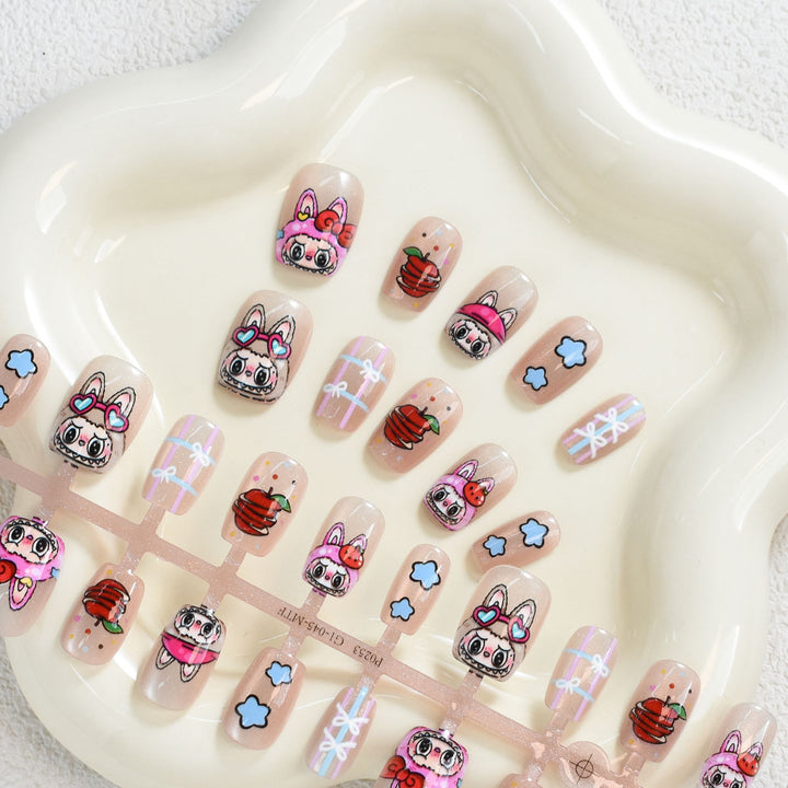 Playful Character Press-On Nail Set Kalsten