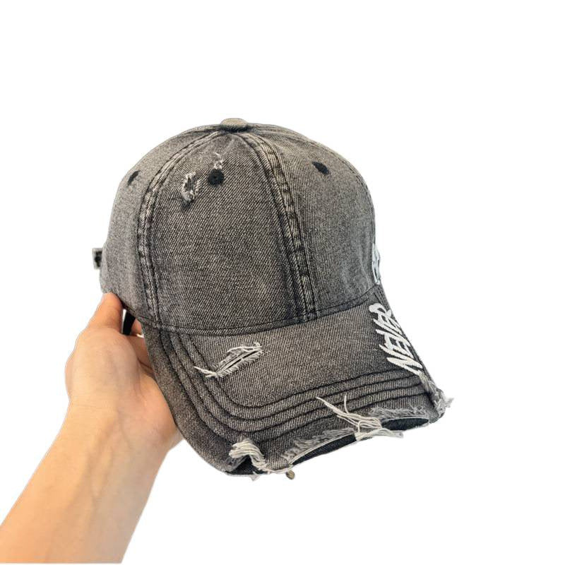 Women's Distressed Denim Baseball Cap Kalsten 1784083869
