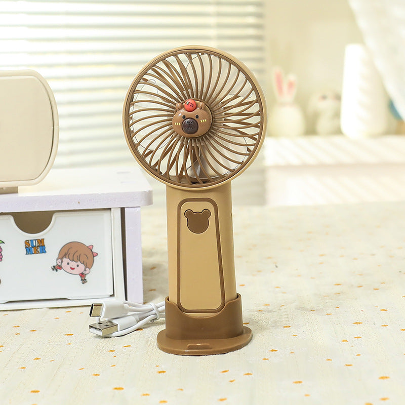Ladies portable table fan with playful animal design Kalsten