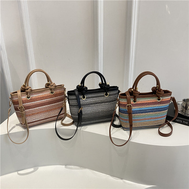 Woven Handheld Tote Bag Kalsten