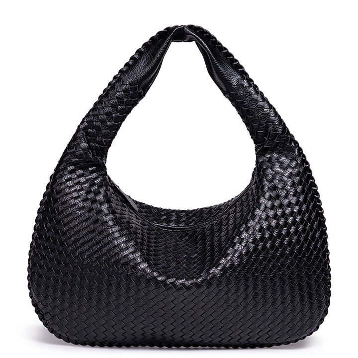Woven Leather Shoulder Bag Kalsten