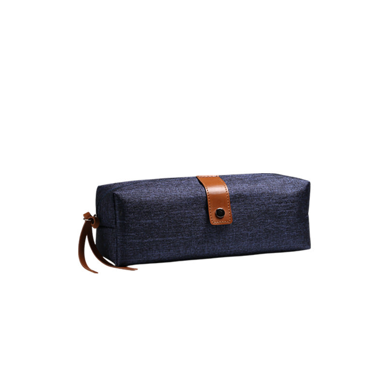 Sleek Canvas Pencil Pouch