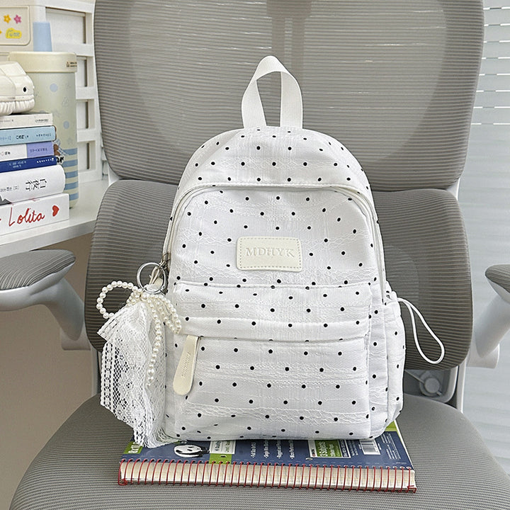 Compact Polka Dot Backpack Kalsten