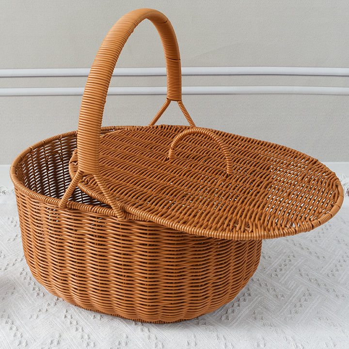 Artisan Woven Picnic Basket Kalsten