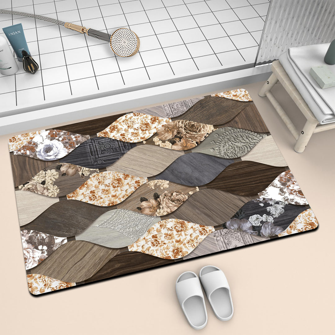 Artistic Mosaic Bath Mat Kalsten