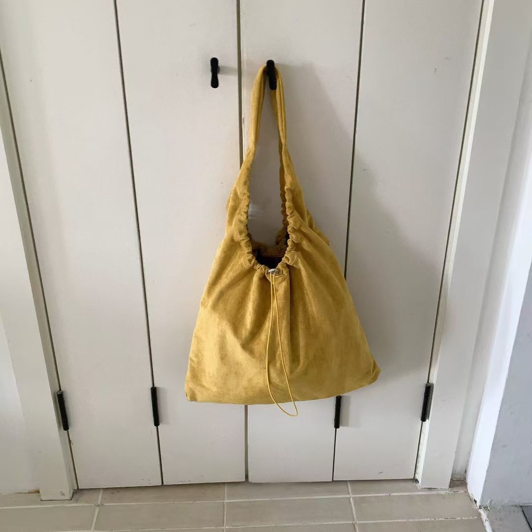 Casual Drawstring Shoulder Tote Bag