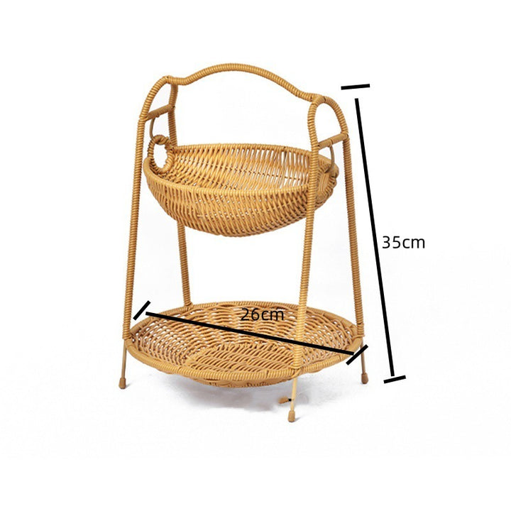 Multi-Tiered Woven Fruit Stand Kalsten