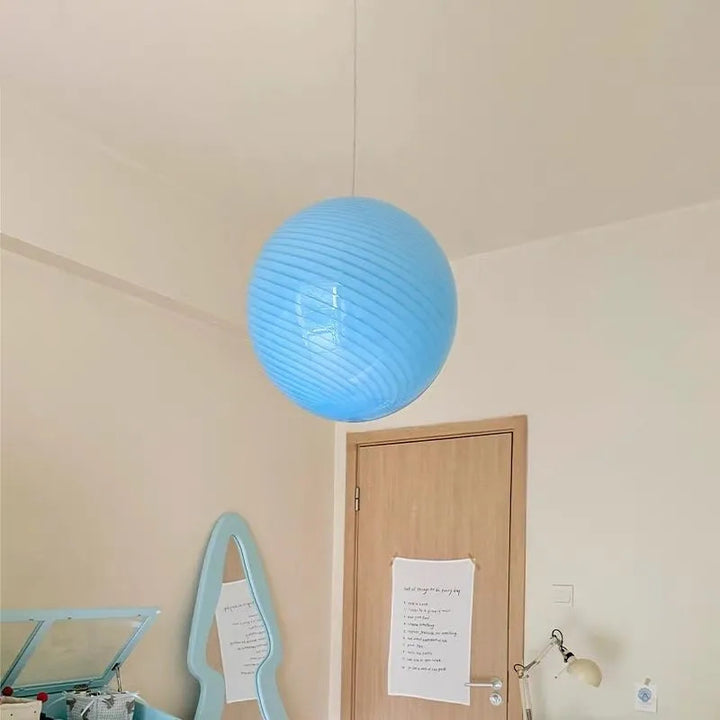 Modern Sleek Globe Pendant Light