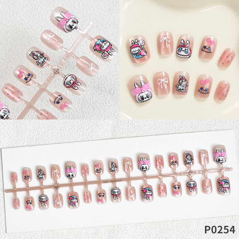 Whimsical Themed Press-On Nail Art Kalsten