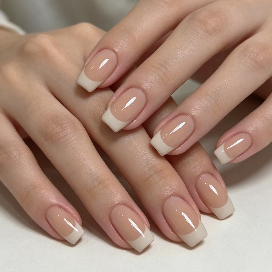 French Tip Nail Design Enhancements Kalsten