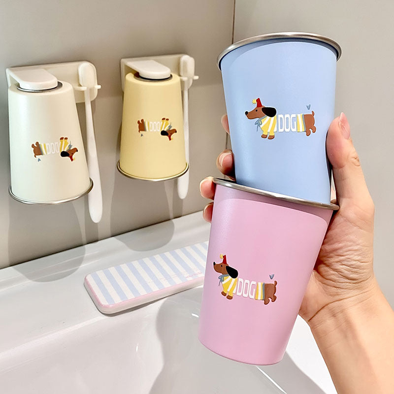 Wall cup holder with creative animal motif Kalsten