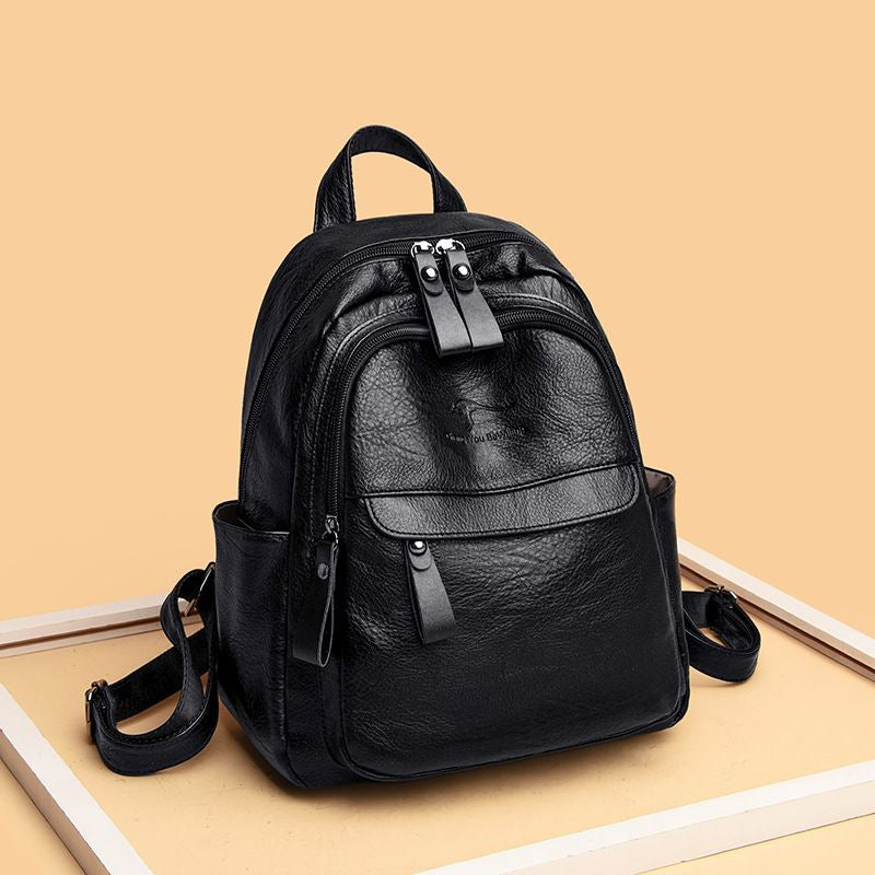 Premium Leather Travel Backpack Kalsten