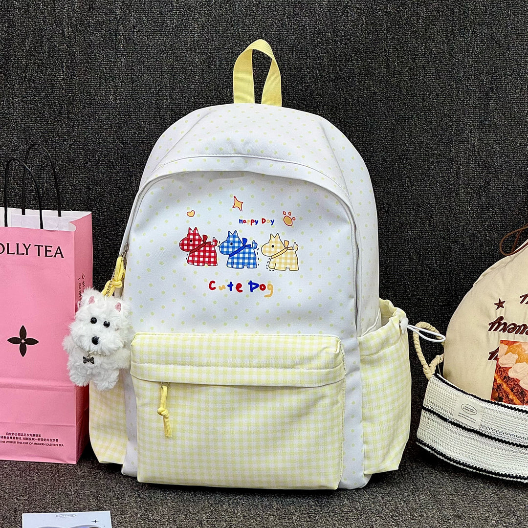 Playful Illustrated Animal Backpack