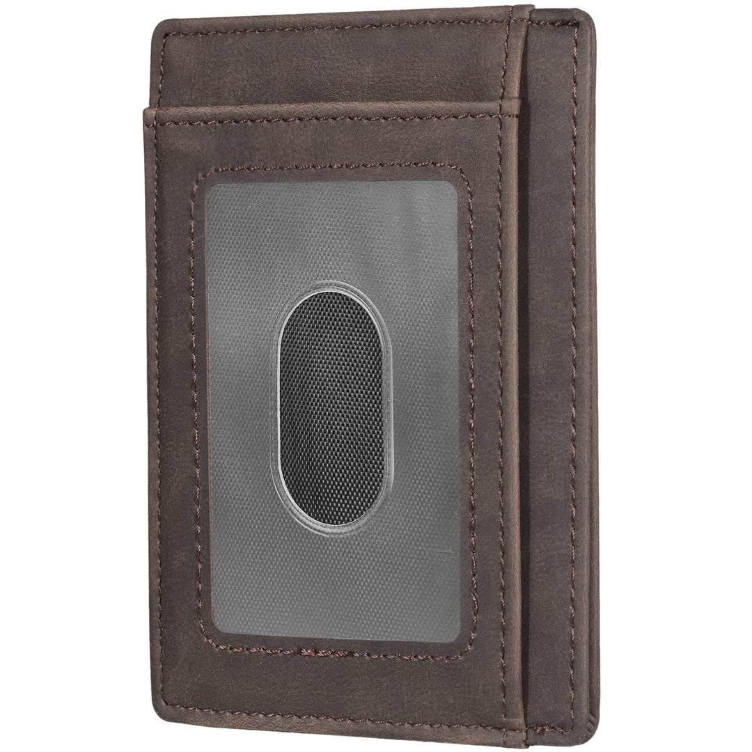 Vintage-Inspired Leather Cardholder Kalsten