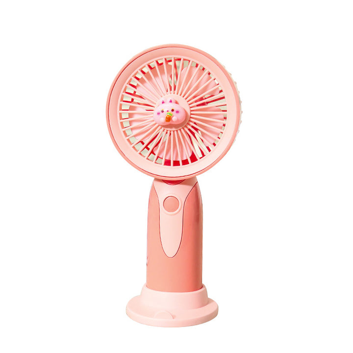 Women's Compact Hand Fan with Ergonomic Design and USB Charging Function Kalsten