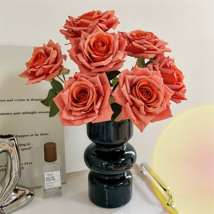 Faux Rose Flower Arrangement