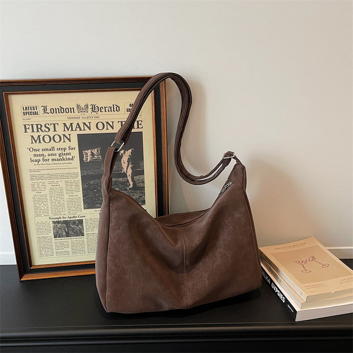 WoSoft Textured Faux Leather Hobo Bag Kalsten
