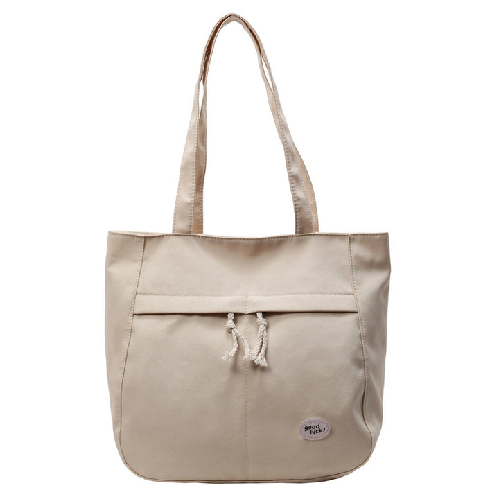 Casual Multi-Pocket Canvas Tote Bag Kalsten