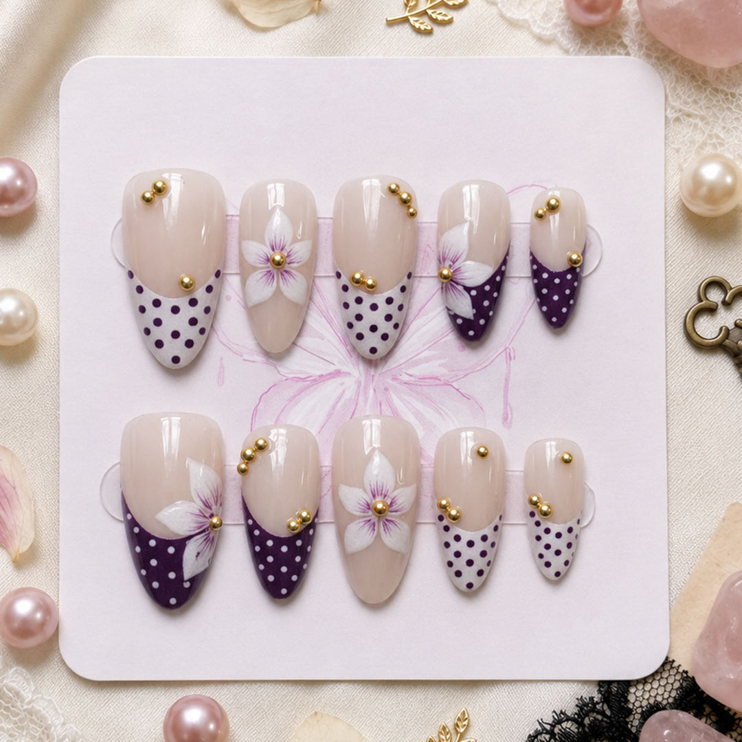 Artistic Press-On Nail Set
