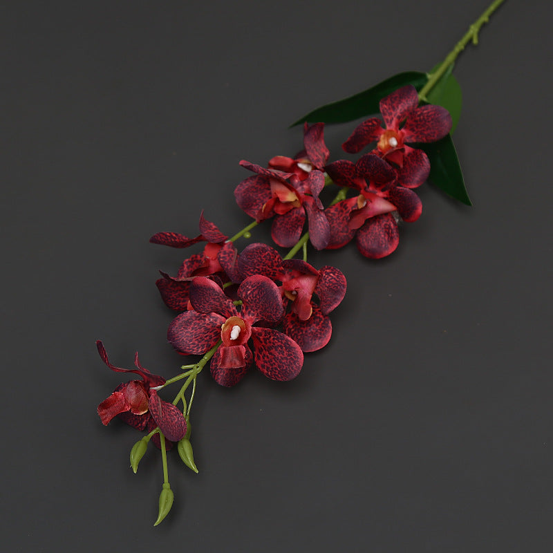 Elegant Faux Orchid Stem for Home Decor Display