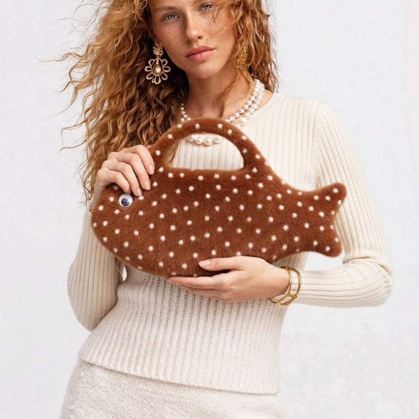 Playful Fish-Shaped Handbag