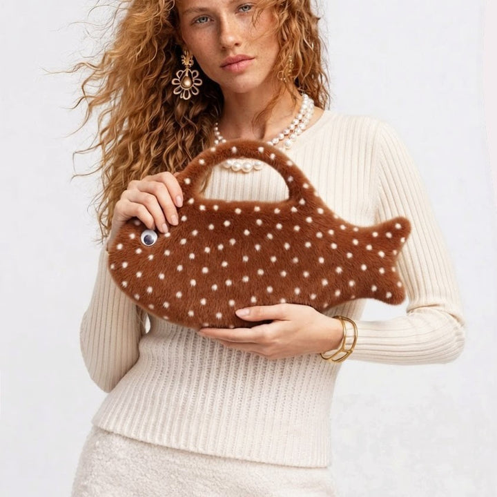 Playful Fish-Shaped Handbag