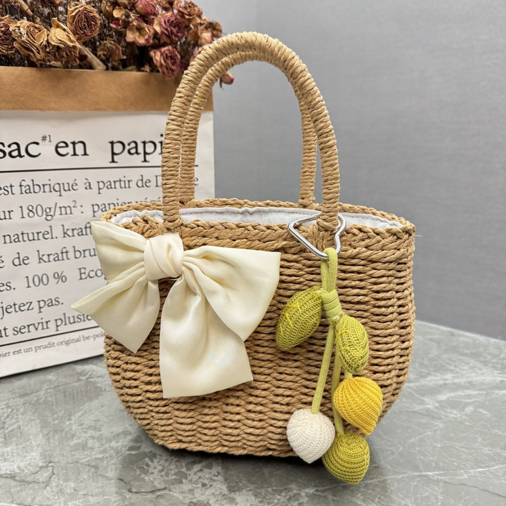Playful Rattan Handbag Kalsten