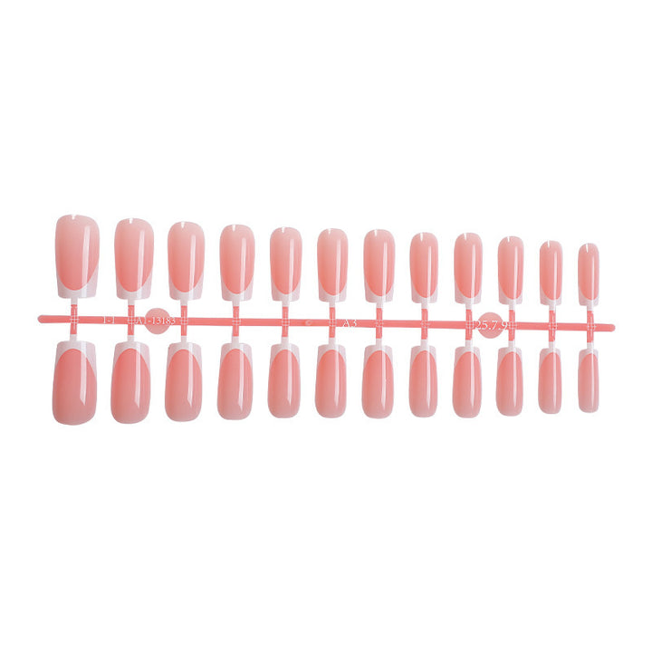 Elegant French Tip Press-On Nail Set Kalsten