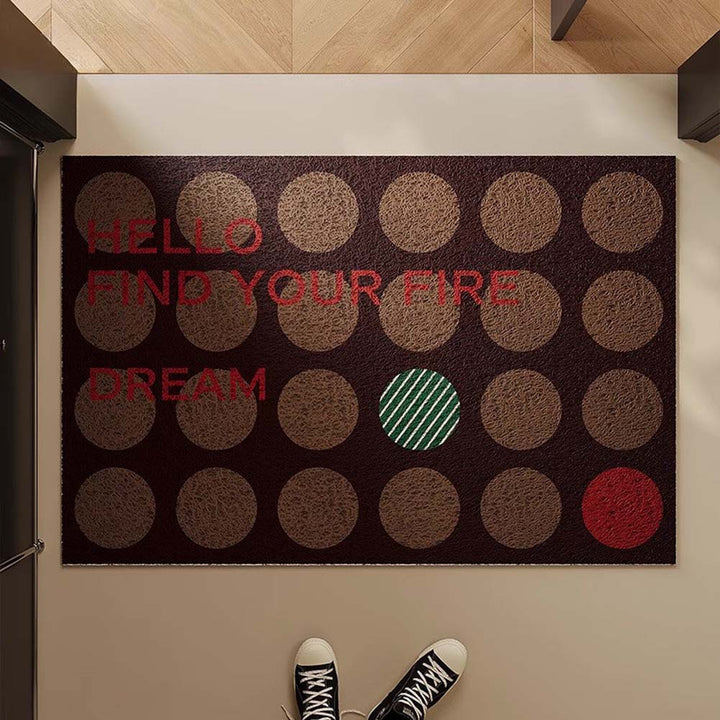 Abstract Design Welcome Mat