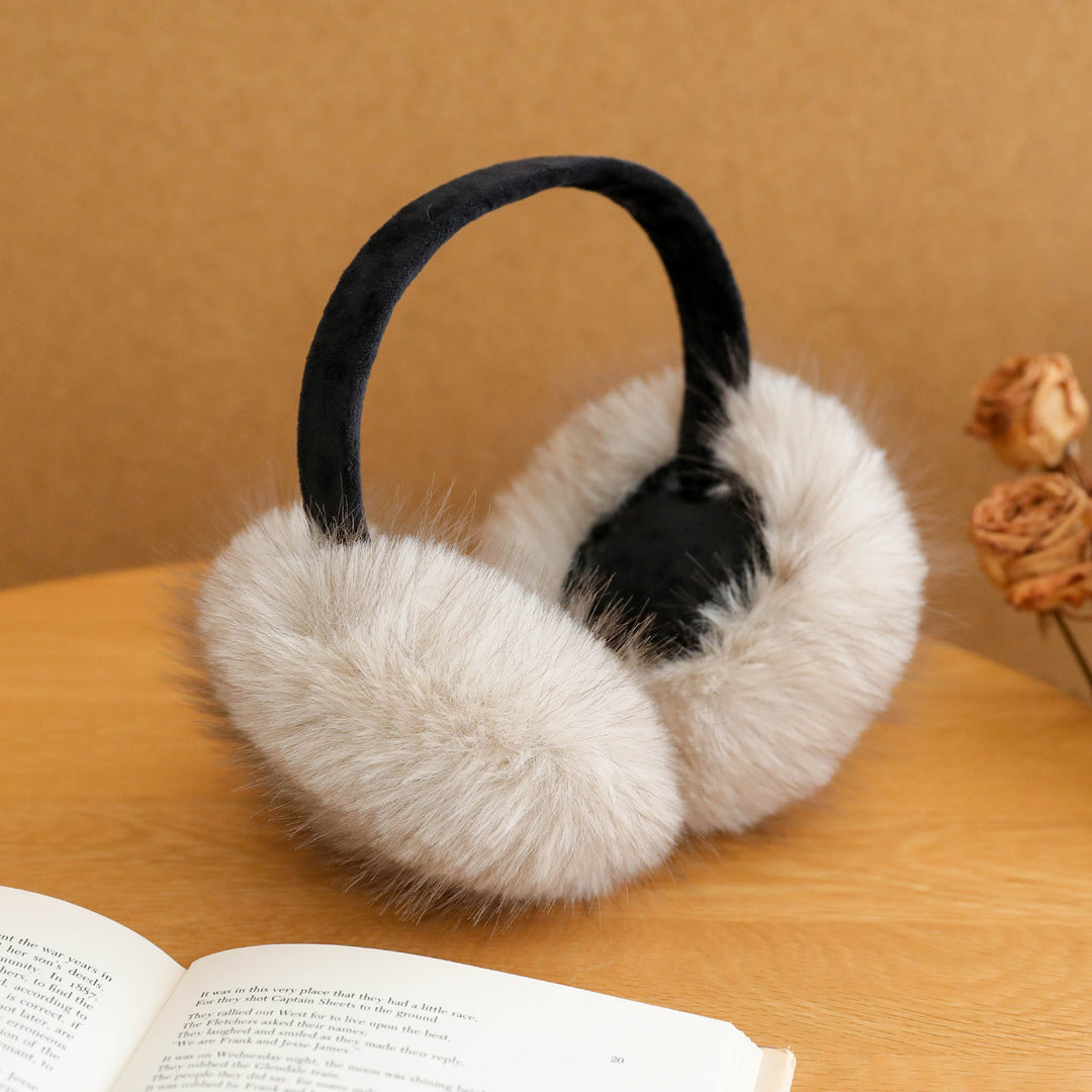 Plush Faux Fur Earmuffs with Velvet Headband Kalsten