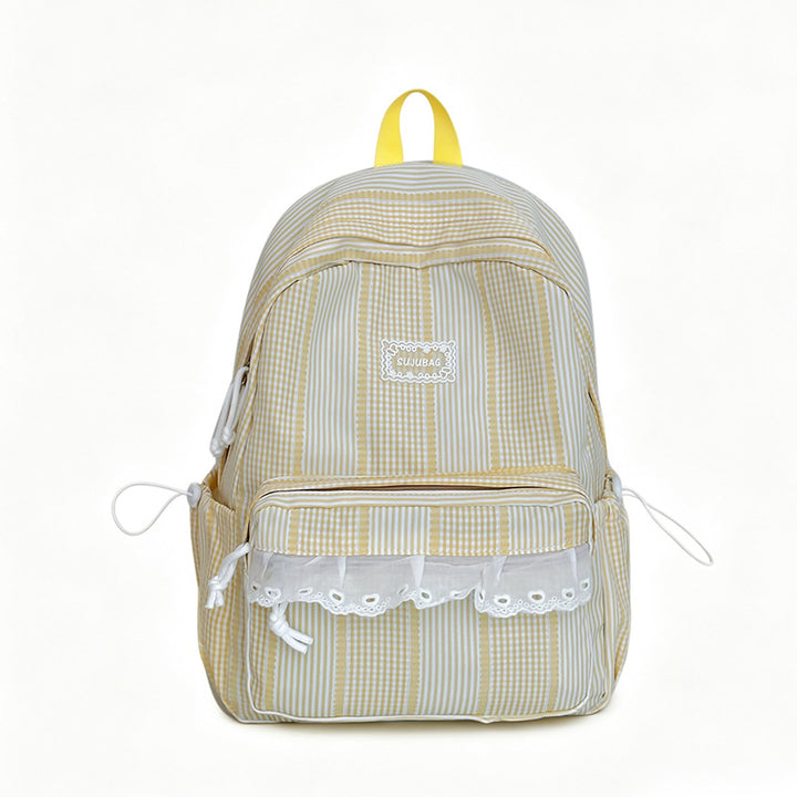 Cute Plaid Design Backpack Kalsten