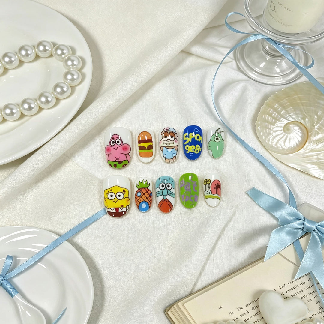 Fun Character Nail Art Set Kalsten