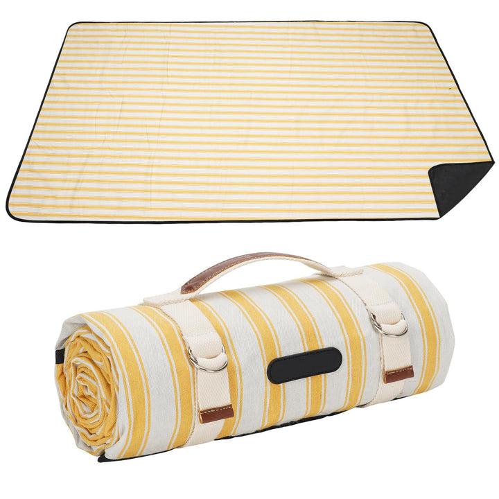 Unisex Picnic blanket with water-repellent underside and carrying handle Kalsten